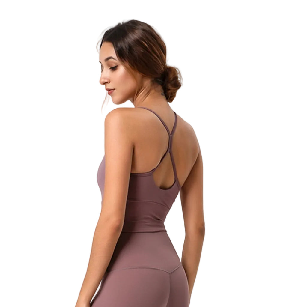 Ärmelloses Tank Top für junge Frauen in Grau