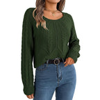 Freizeit Sweater mit geometrischem Design