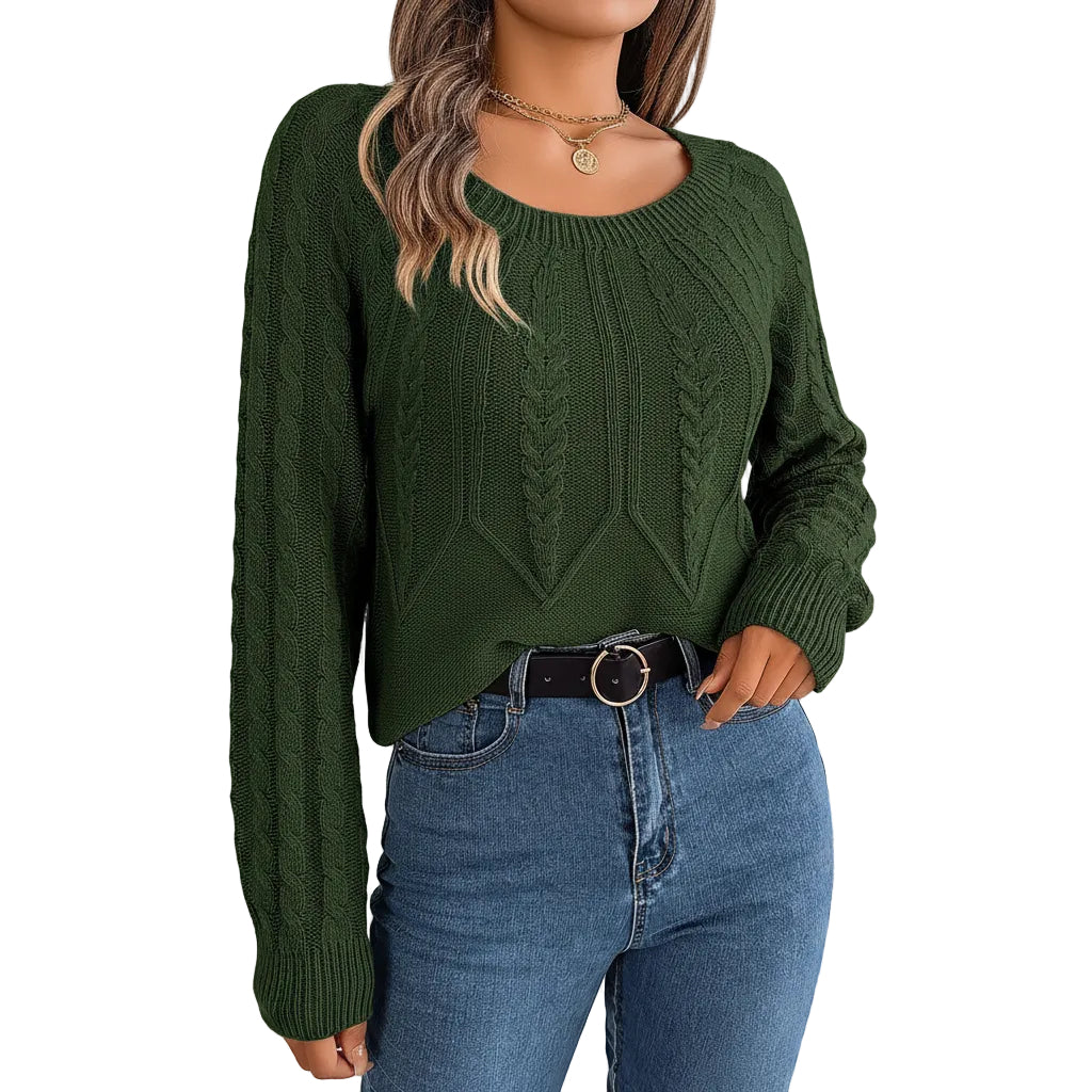 Freizeit Sweater mit geometrischem Design