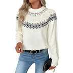 Stilvolles Oberteil mit Jacquard Muster