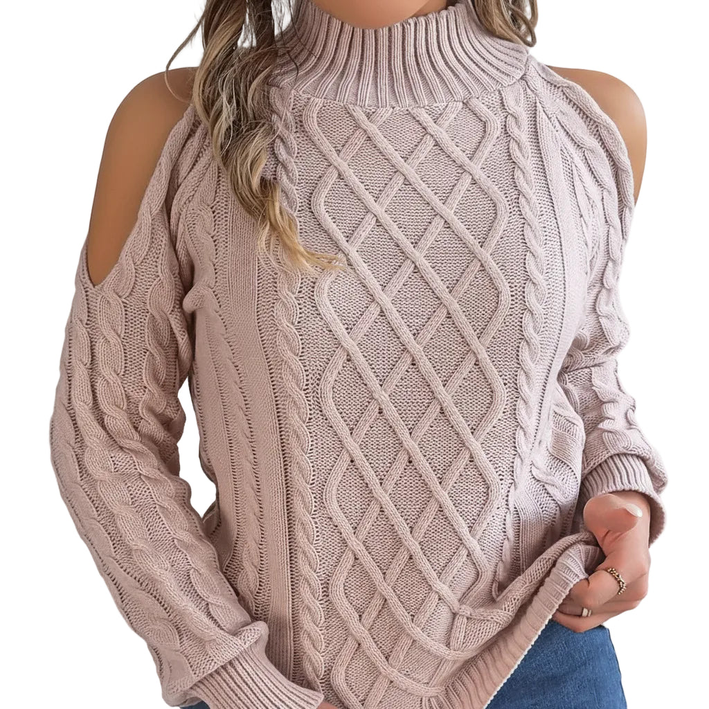 Damen Sweater mit modernem Look und besonderen Ärmeln