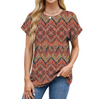 Leichtes T Shirt mit Muster und angenehmem Material