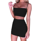 Modernes Damen Set mit Tanktop und Rock